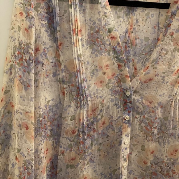 Joie floral print silk blouse - Picture 2 of 6